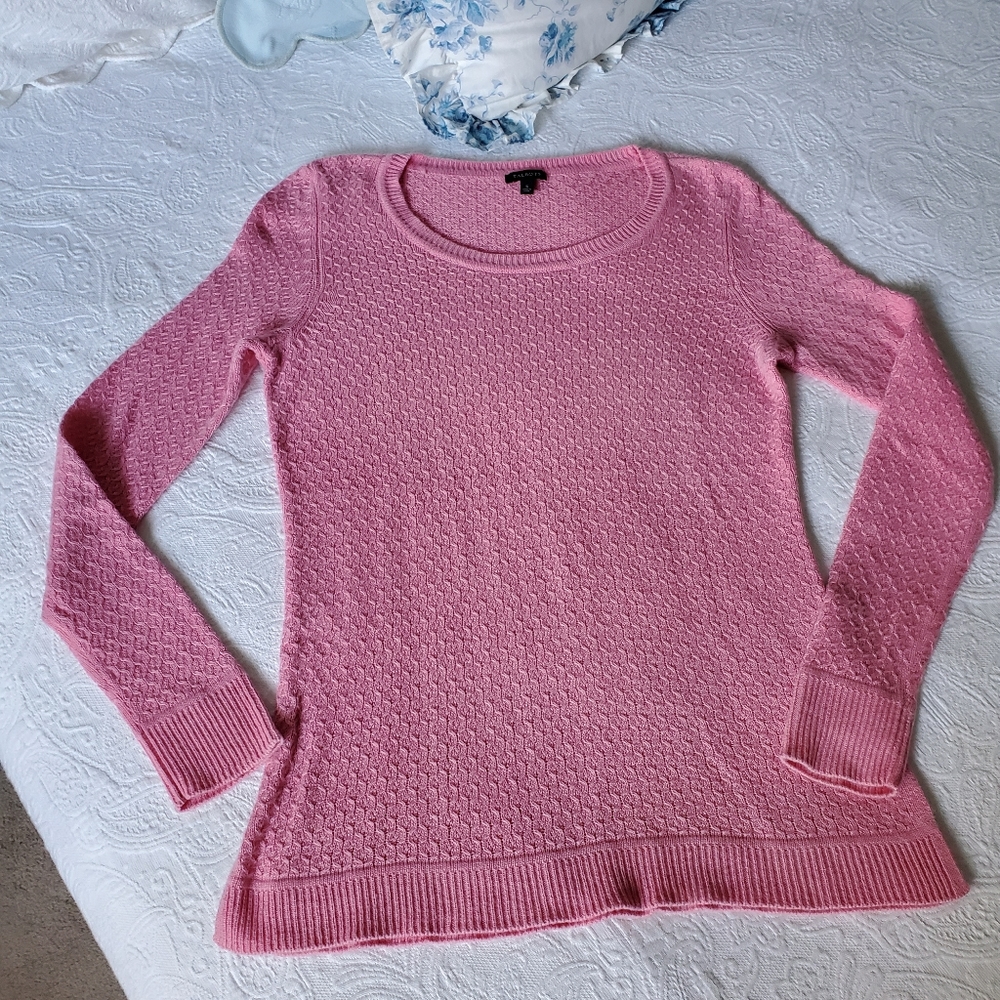 Talbots Pink Tunic Sweater - Excellent Used Condition - Sz S